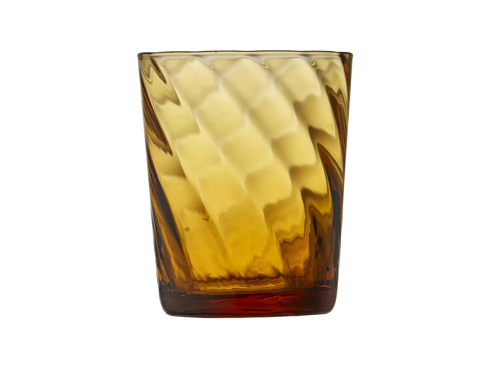 Lyngby Glas Vandglas 30 cl 4 stk i amber, Vienna